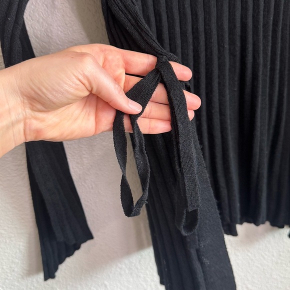 Muche Muchette Womens One Size Flared Sleeve Ribbed Boho Blouse Festival Grunge - Picture 5 of 10